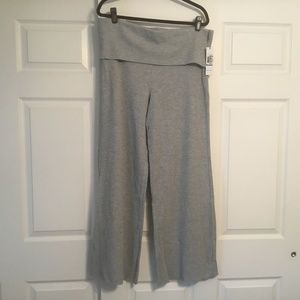 Calvin Klein wide-leg fold over performance pants